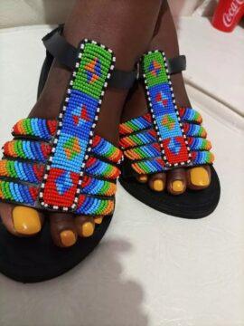 Kinte Maasai Beaded Sandals