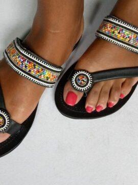 Akruma Handmade beaded sandals