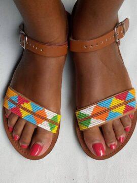 Rhino leather sandals