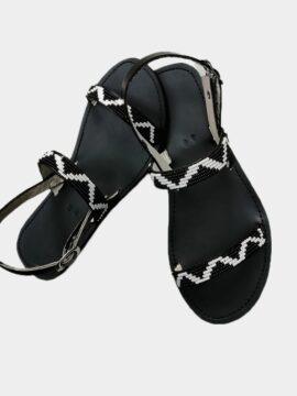ALIYO BEADED LEATHER SANDALS