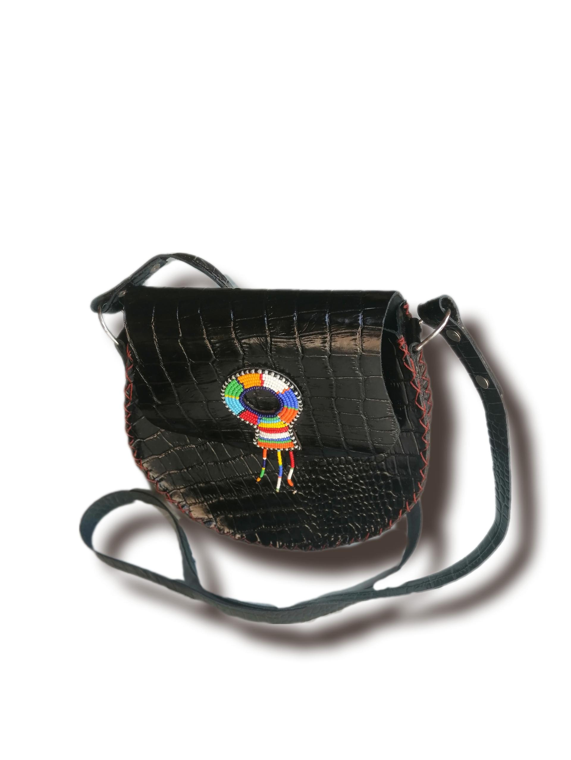 Achiel Crossbody shoulder leather bag - Image 3