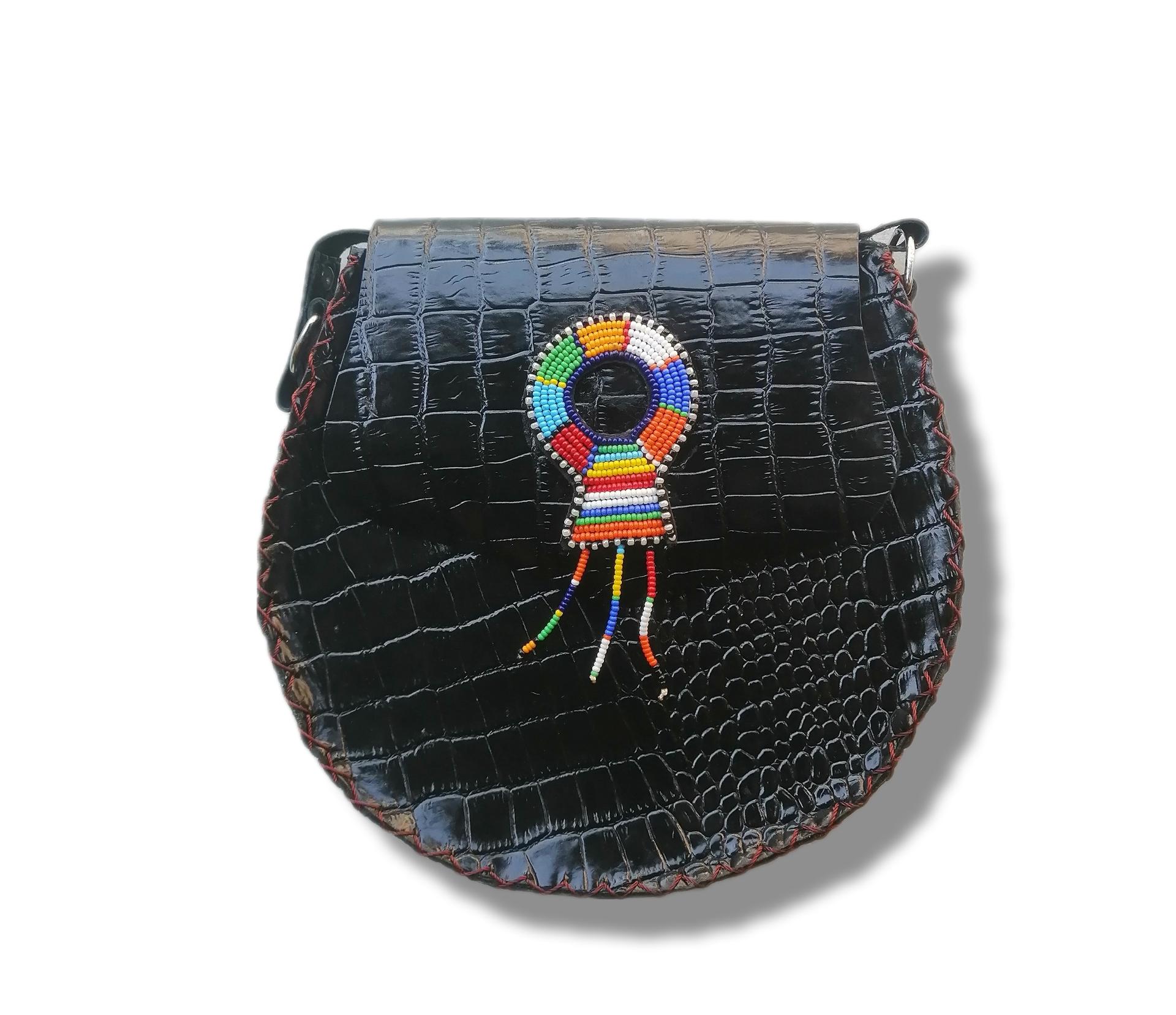 Achiel Crossbody shoulder leather bag - Image 4