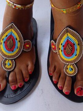 Lopha Leather sandals for women